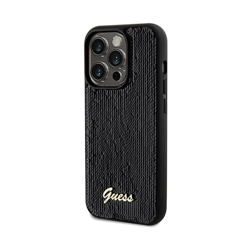 guess-sequin-script-metal-etui-iphone-14-pro-czarny