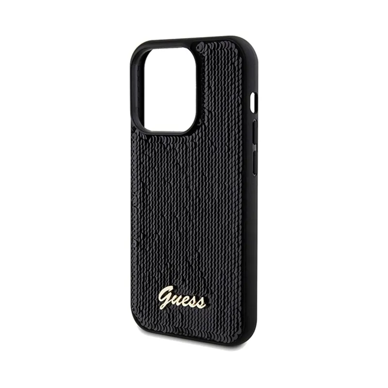 guess-sequin-script-metal-etui-iphone-14-pro-czarny