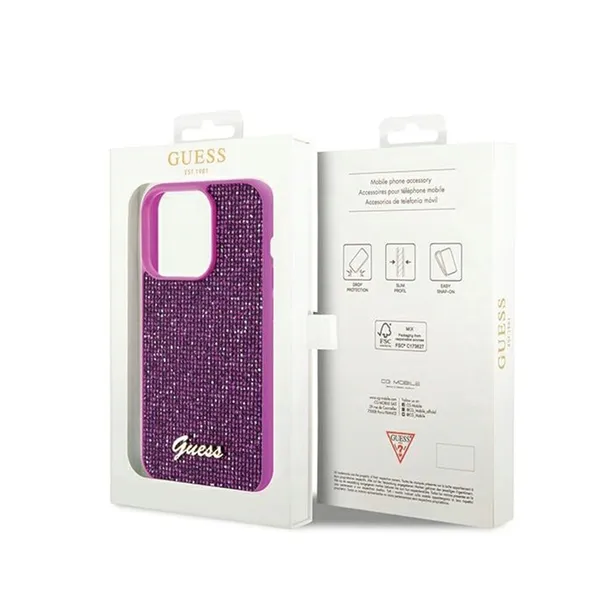 guess-disco-metal-script-etui-iphone-14-pro-fuksja-certyfikat-ce