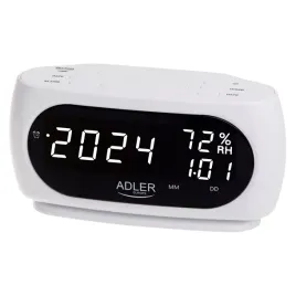 zegar-budzik-ad-1186-white-z-pomiarami-temperatury-i-wilgotnosci