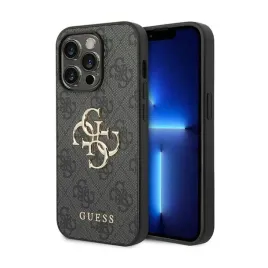 guess-4g-big-metal-logo-etui-iphone-15-pro-szary