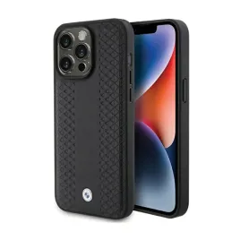 bmw-leather-diamond-pattern-etui-iphone-15-pro-czarny