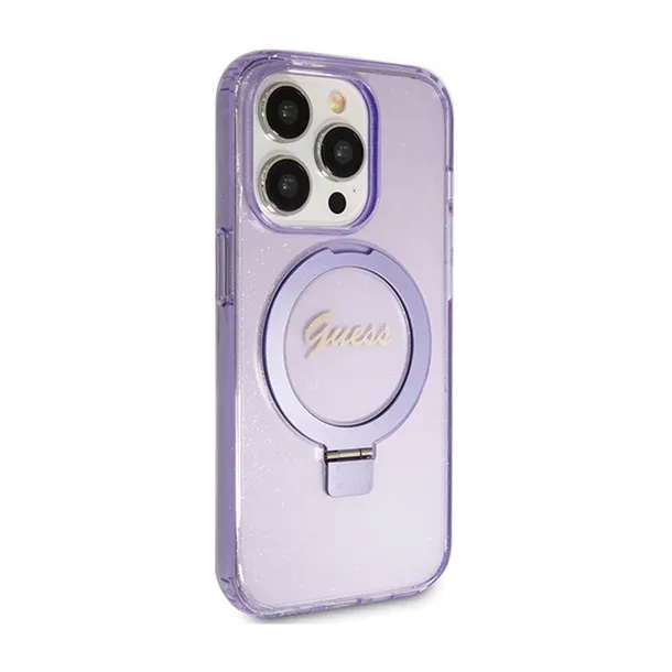 guess-ring-stand-script-glitter-magsafe-etui-iphone-15-pro-fioletowy-typ-plecki