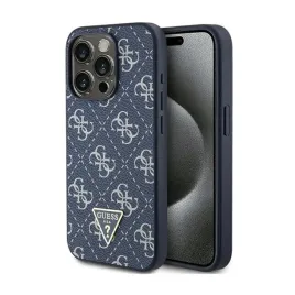 guess-4g-triangle-metal-logo-etui-iphone-15-pro-niebieski