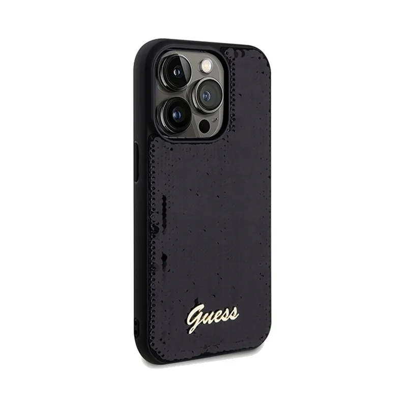 guess-sequin-script-metal-etui-iphone-14-pro-max-czarny