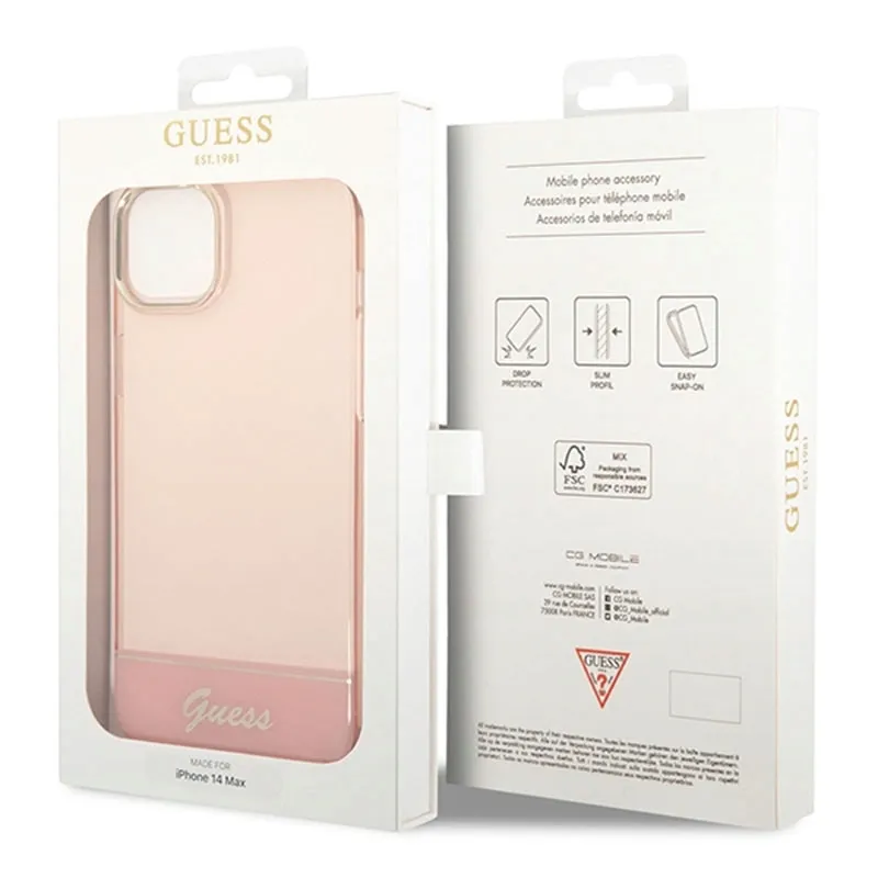 guess-translucent-etui-iphone-14-plus-rozowy-przeznaczenie-apple