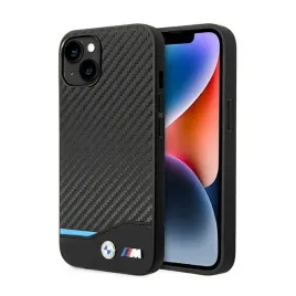 bmw-leather-carbon-blue-line-etui-iphone-14-plus-czarny