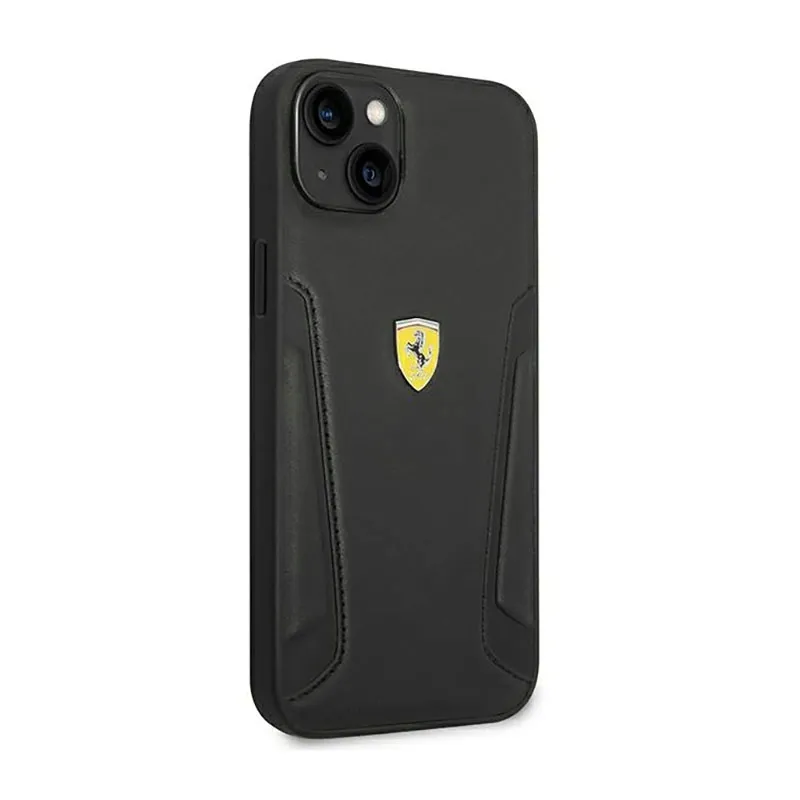 ferrari-leather-stamp-sides-etui-iphone-14-plus-czarny