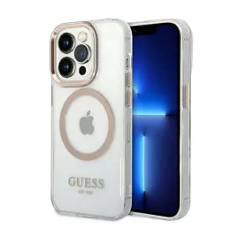 guess-metal-outline-magsafe-etui-iphone-14-pro-przezroczysty-zloty