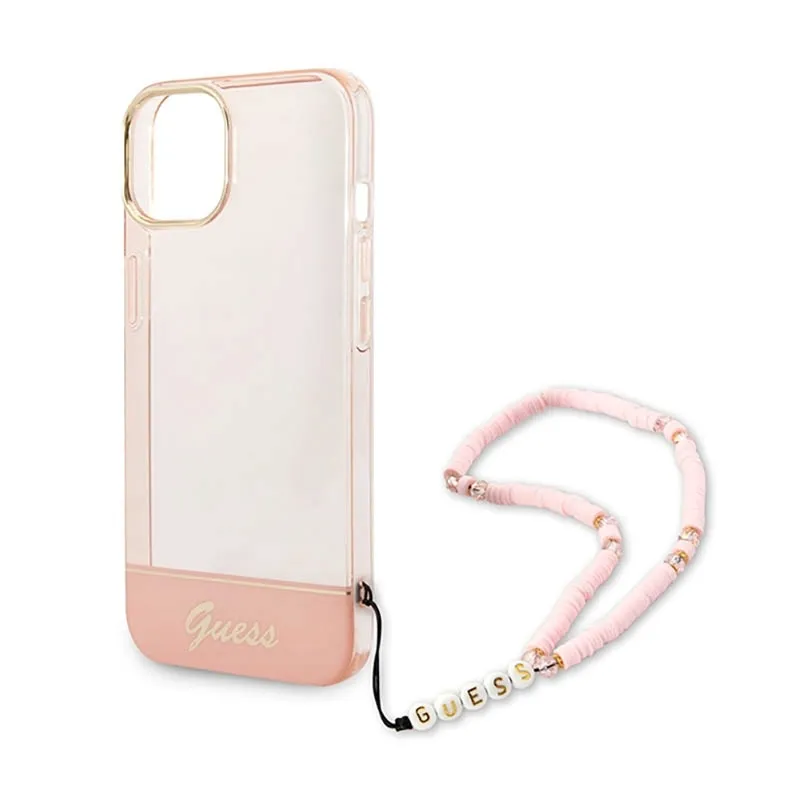 guess-translucent-pearl-strap-etui-iphone-14-plus-rozowy
