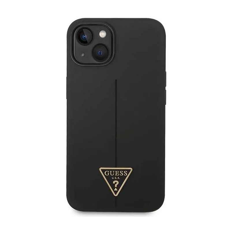 guess-silicone-triangle-logo-etui-iphone-14-plus-czarny