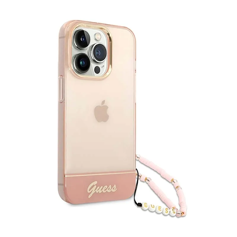 guess-translucent-pearl-strap-etui-iphone-14-pro-max-rozowy