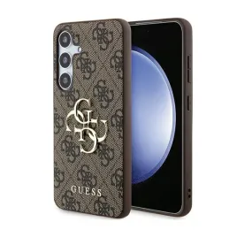 guess-4g-big-metal-logo-etui-samsung-galaxy-a55-5g-brazowy