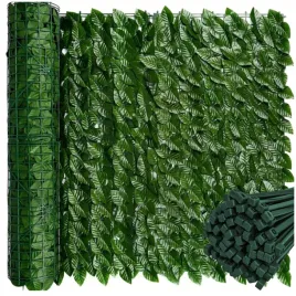 panel-ogrodzeniowy-heckermann-plastikowy-zielony-5-m-x-05-m