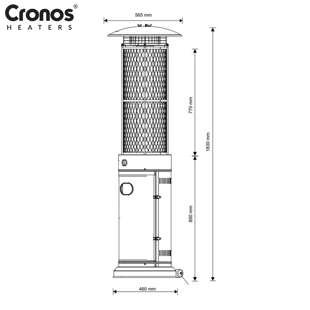 parasol-grzewczy-cronos-183-cm-11-kw-waga-20-kg