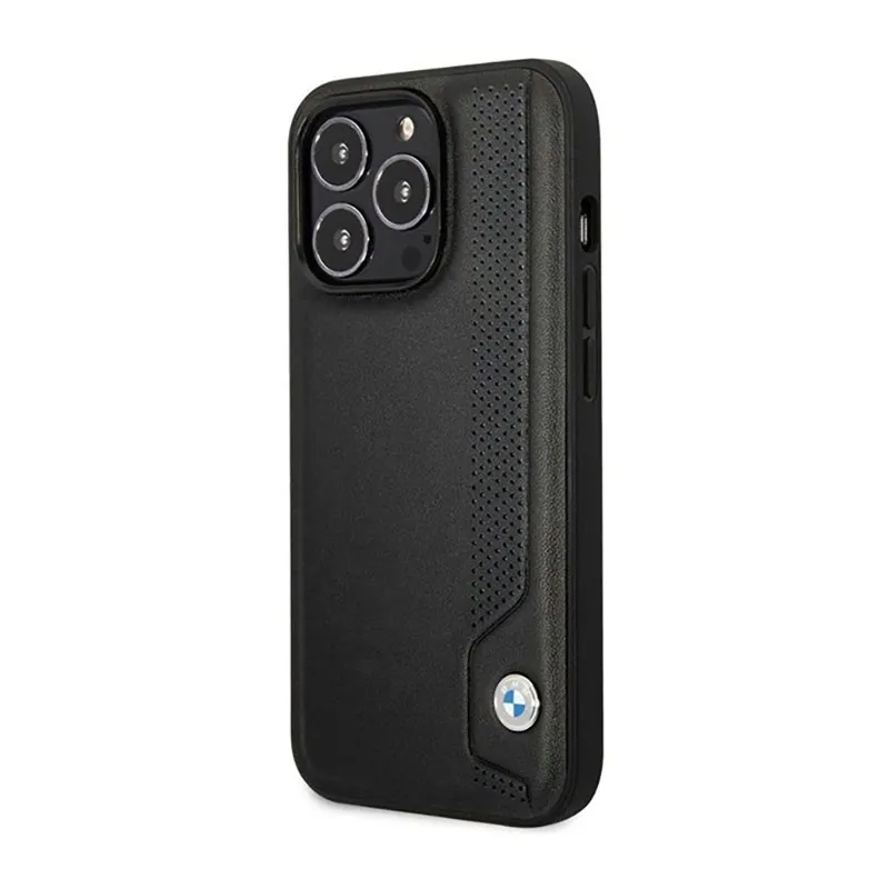 bmw-leather-blue-dots-etui-iphone-14-pro-czarny