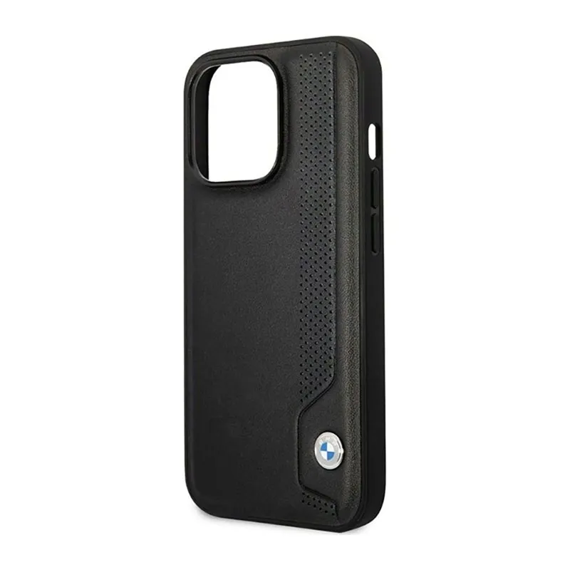 bmw-leather-blue-dots-etui-iphone-14-pro-czarny