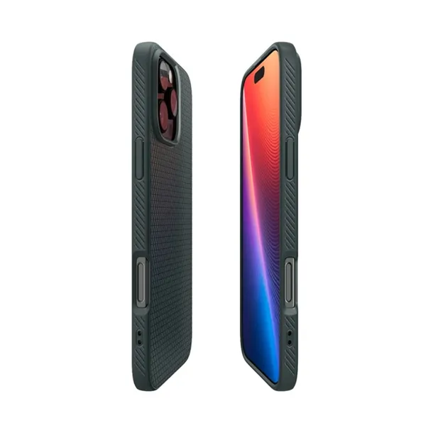 spigen-liquid-air-etui-do-iphone-16-pro-max-abyss-green-funkcje-antyposlizgowa-struktura-ladowanie-indukcyjne-pochlanianie-wstrzasow
