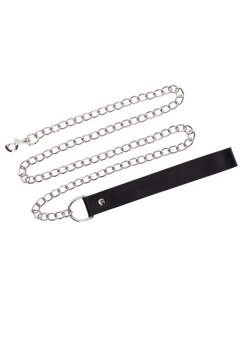 smycz-bdsm-chain-leash-black