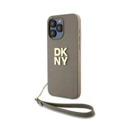 dkny-wrist-strap-stock-logo-etui-iphone-15-pro-max-bezowy