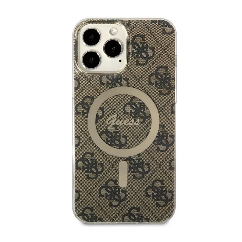 guess-4g-magsafe-etui-iphone-13-pro-max-brazowy