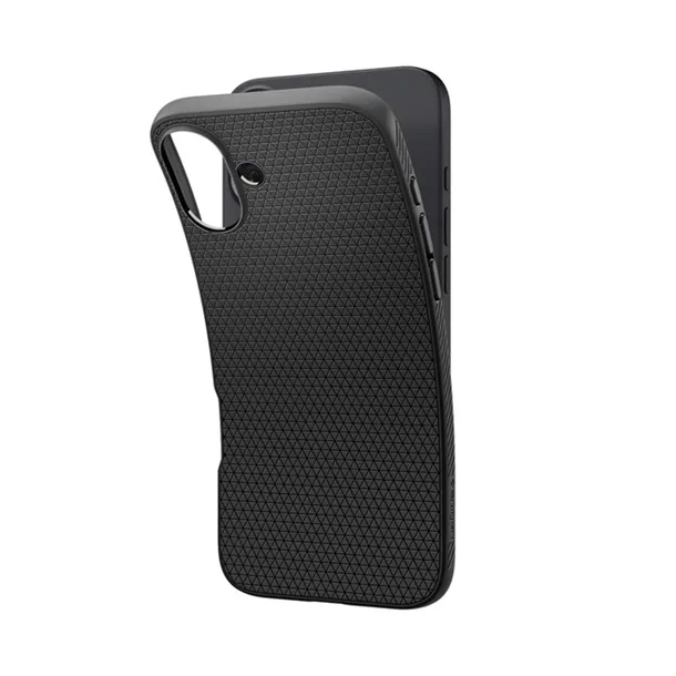 spigen-liquid-air-etui-do-iphone-16-matte-black-funkcje-antyposlizgowa-struktura-ladowanie-indukcyjne-pochlanianie-wstrzasow