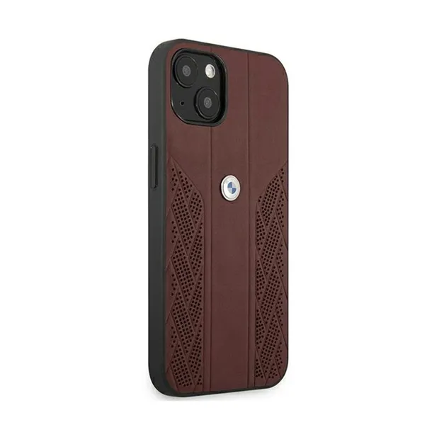 bmw-leather-curve-perforate-hc-etui-iphone-13-mini-czerwony-kolor-brazowy