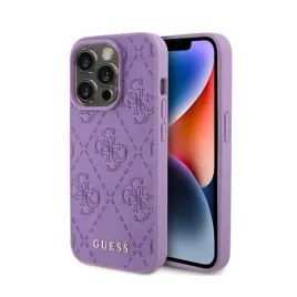 guess-leather-4g-stamped-etui-iphone-15-pro-fioletowy