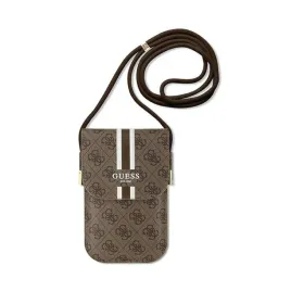 guess-4g-stripes-torebka-crossbody-na-telefon-brazowy