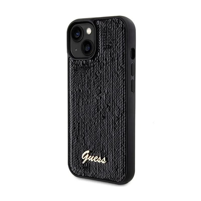 guess-sequin-script-metal-etui-iphone-14-czarny