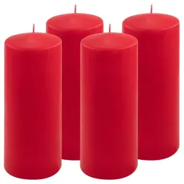 zestaw-slupkowych-swiec-25-cm-o-10-cm-czerwony-4-sztuki