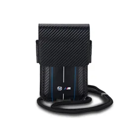 bmw-carbon-blue-stripes-wallet-bag-torebka-na-telefon-czarny