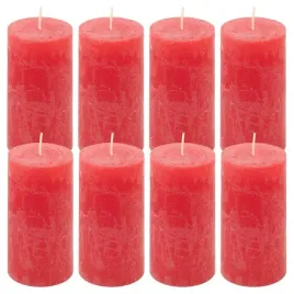 zestaw-swiec-rustykalnych-10-cm-o-5-cm-czerwony-8-szt