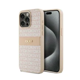 dkny-leather-mono-stripe-and-metal-logo-etui-iphone-15-pro-max-rozowy