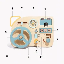 drewniana-tablica-manipulacyjna-sensoryczna-montessori-kierownica-auto-11w1