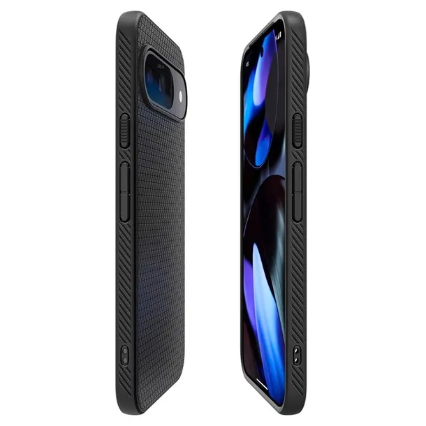 spigen-liquid-air-etui-do-google-pixel-9-pro-xl-matte-black-funkcje-ladowanie-indukcyjne-pochlanianie-wstrzasow