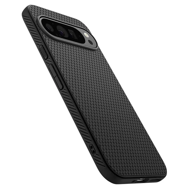 spigen-liquid-air-etui-do-google-pixel-9-pro-xl-matte-black-zalaczone-wyposazenie-szklo-hartowane-szmatka-do-czyszczenia