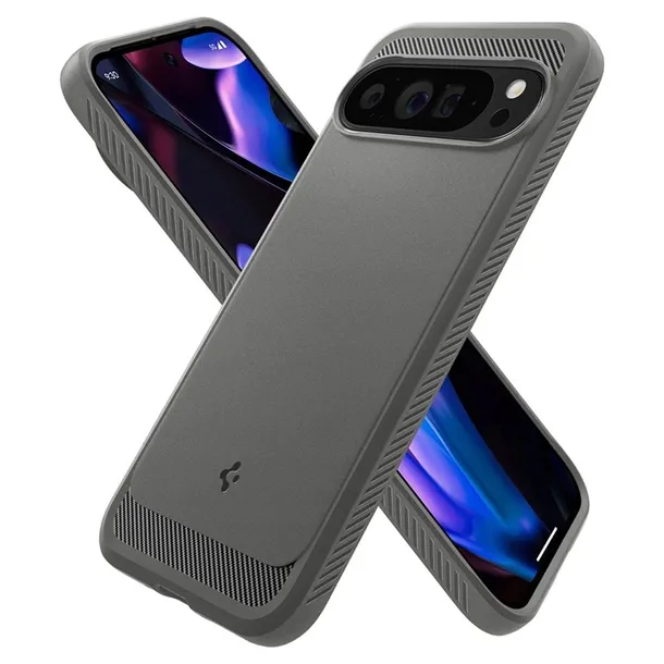 spigen-rugged-armor-etui-do-google-pixel-9-pro-xl-marble-grey-funkcje-ladowanie-indukcyjne-pochlanianie-wstrzasow