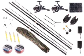 zestaw-wedkarski-karpiowy-2x-wedka-2x-kolowrotki-stanowisko-2-sygnalizatory