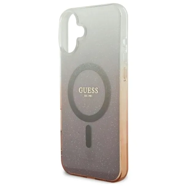guess-iml-glitter-gradient-magsafe-etui-iphone-16-plus-brazowy-funkcje-ladowanie-indukcyjne-magsafe-pochlanianie-wstrzasow