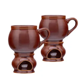 kubek-z-podgrzewaczem-altom-design-bezowy-ceramika-320-ml-zestaw-4-elementy