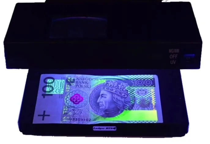Lampa ultrafiolet TESTER UV BANKNOTÓW FAŁSZYWYCH