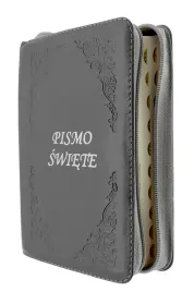 pismo-swiete-tysiac-male-skora-zamek-ciemny-szary