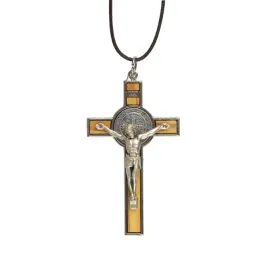 krzyz-sw-benedykta-8-cm-oliwny-rzemyk