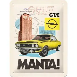 tablica-szyld-opel-manta-gt-e-metal-prezent-15x20