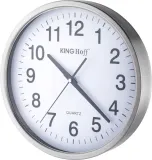 zegar-scienny-kinghoff-srebrny-30cm