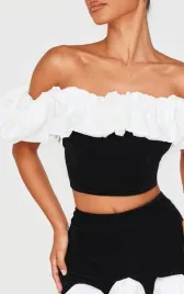 ec25101-prettylittlething-welurowy-top-odkryte-ramiona-falbana-44-xl