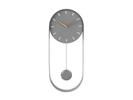 zegar-scienny-z-wahadlem-pendulum-charm-szary