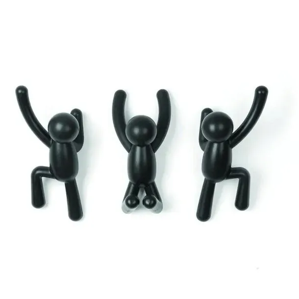 wieszak-scienny-czarny-buddy-umbra-marka-umbra-material-plastik