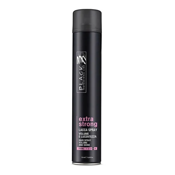 Lakier do włosów bardzo mocny Black Professional Black 750 ml